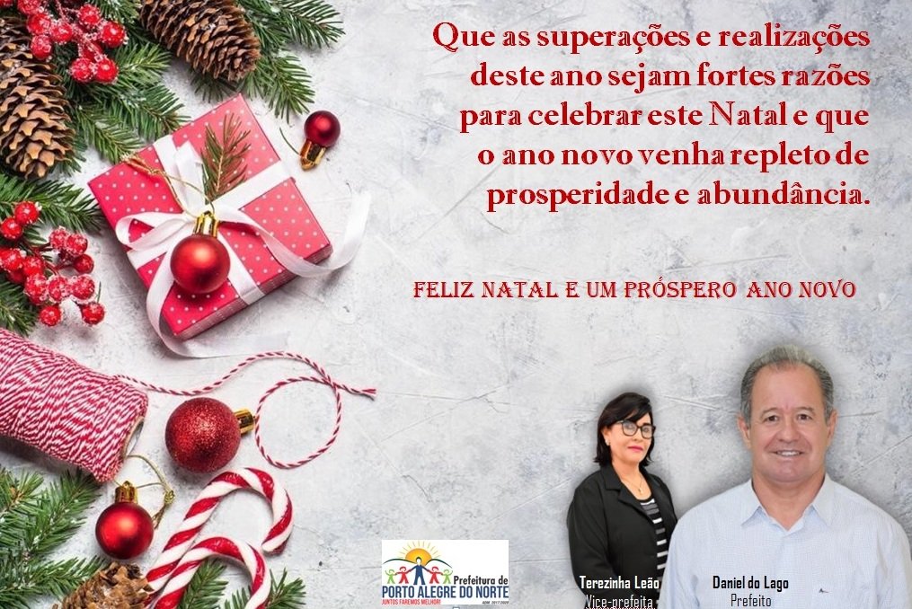 Goianira  Prefeitura Municipal Feliz Natal e Um Próspero Ano Novo!